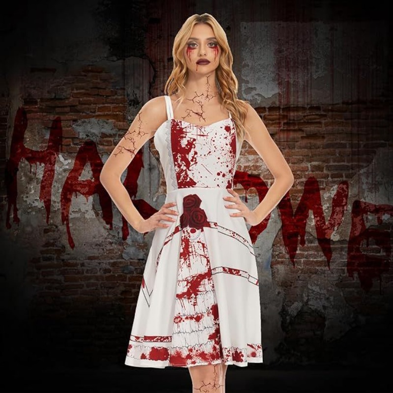 Zombie Party Games - Traje de Fantasma de Halloween con