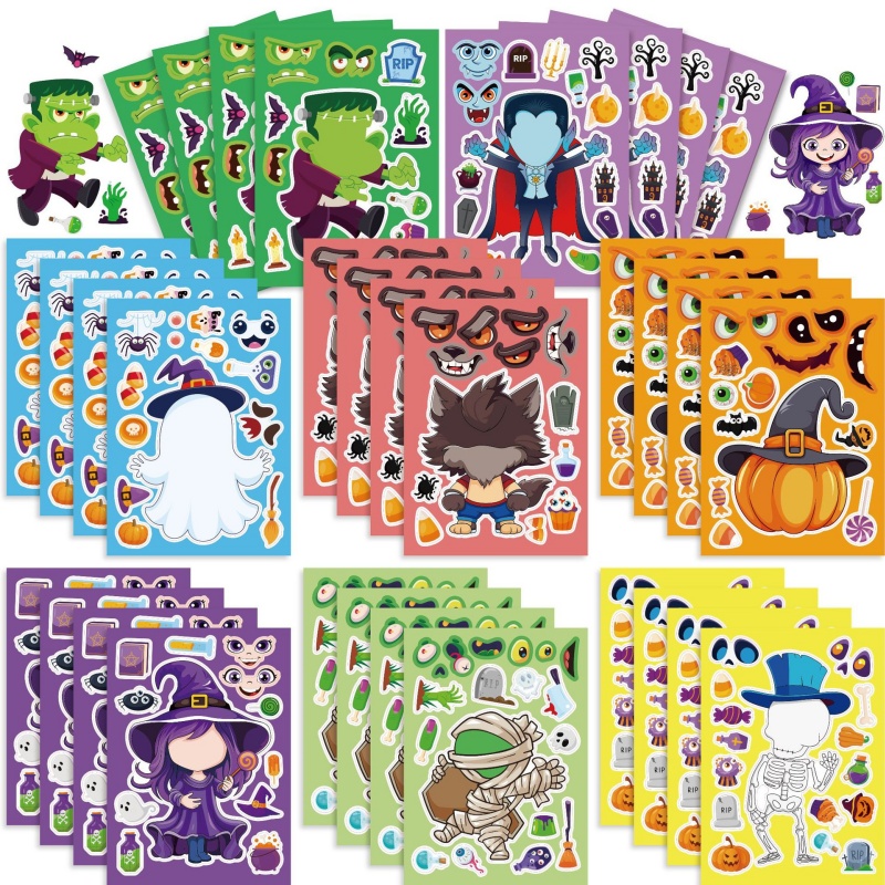 Zombie Party Games - Pegatinas de juegos de fiesta de