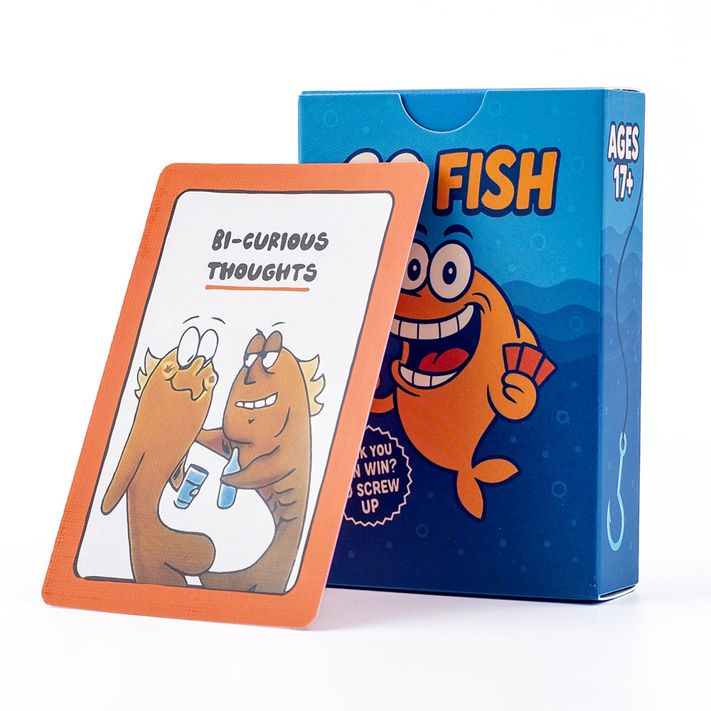 Go Fish-Juego de cartas con gi - Play Friends Party Games reseña y precio