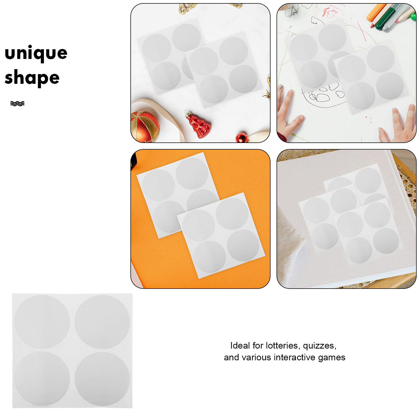 50 unidades de pegatinas para  - Party Games Using Cards reseña y precio