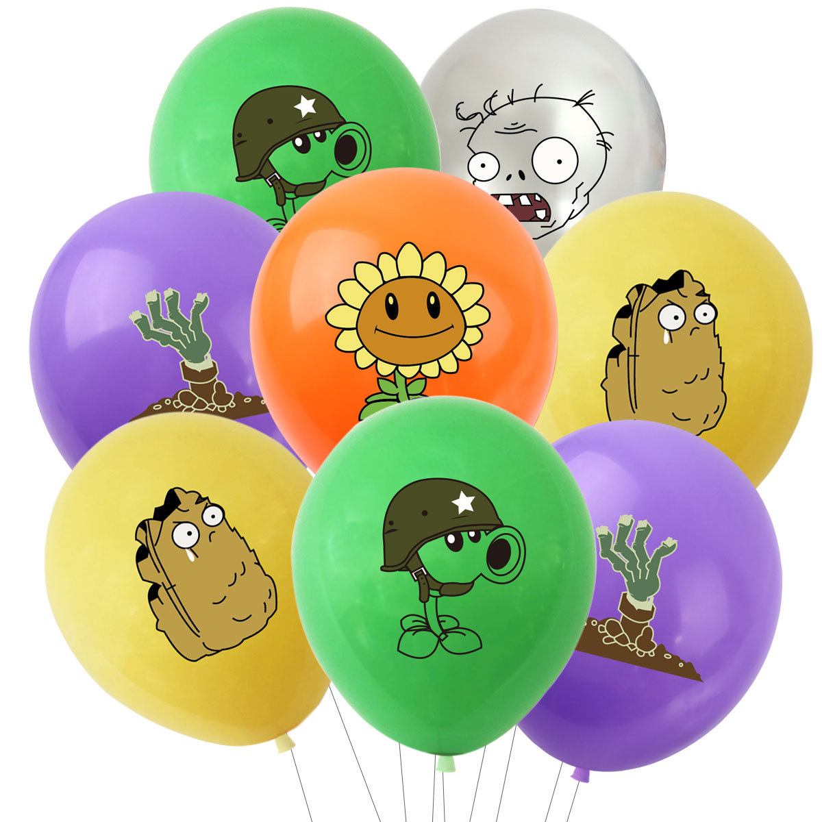 10 Uds. Globos de látex de 12  - Zombie Party Games reseña y precio