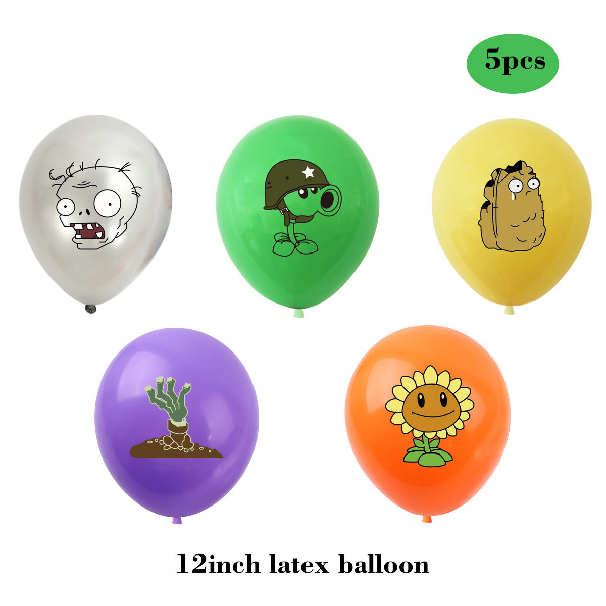 10 Uds. Globos de látex de 12  - Zombie Party Games reseña y precio