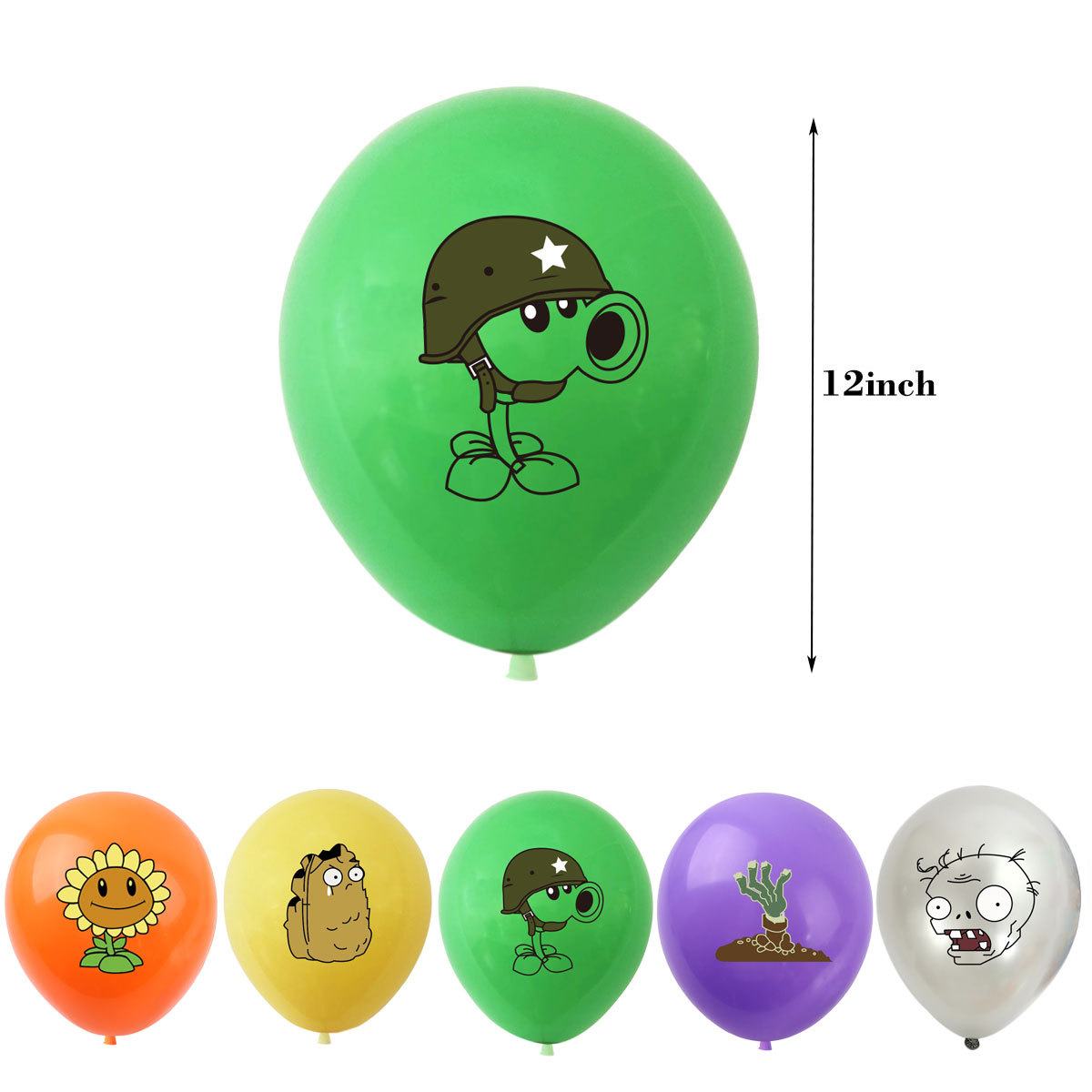 10 Uds. Globos de látex de 12  - Zombie Party Games reseña y precio