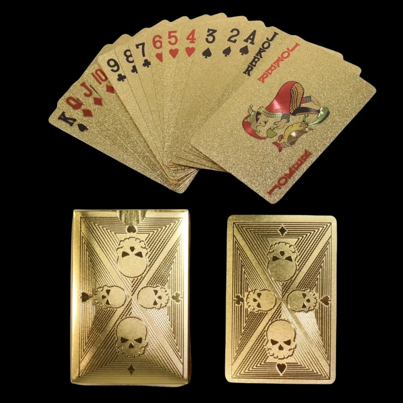Cartas de póker de calavera de - Party Games Using Cards reseña y precio