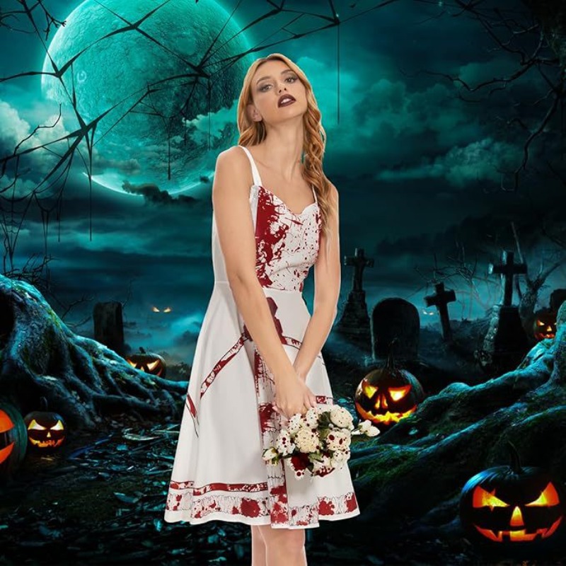 Traje de Fantasma de Halloween - Zombie Party Games reseña y precio