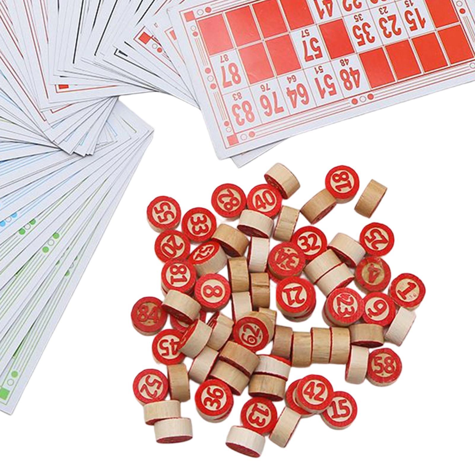 Juego de Bingo de madera, dive - Party Games Group For Adults reseña y precio
