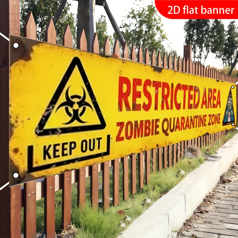 Un banner plano 2D para decora - Zombie Party Games reseña y precio