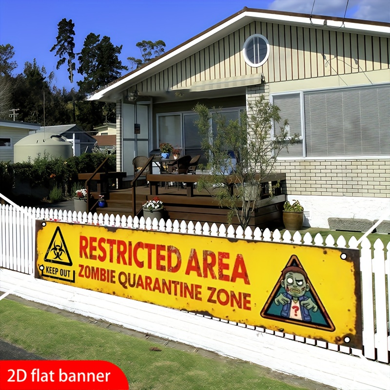 Un banner plano 2D para decora - Zombie Party Games reseña y precio