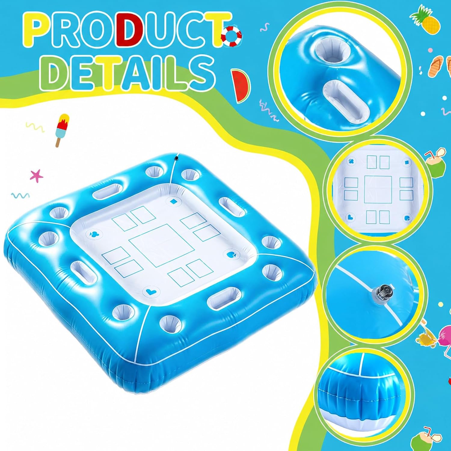 Mesa de Juego Inflable Flotant - Party Games Using Cards reseña y precio