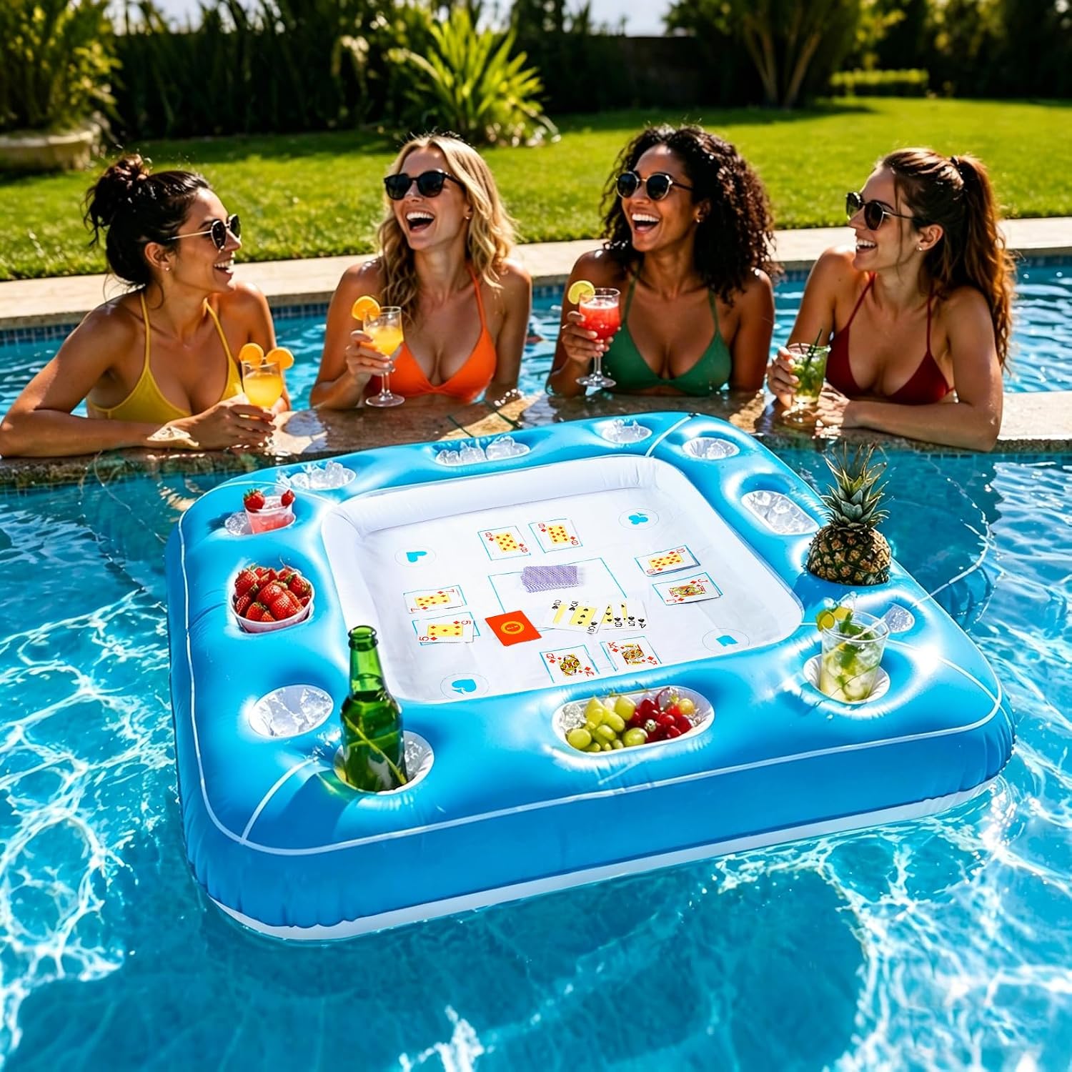 Mesa de Juego Inflable Flotant - Party Games Using Cards reseña y precio