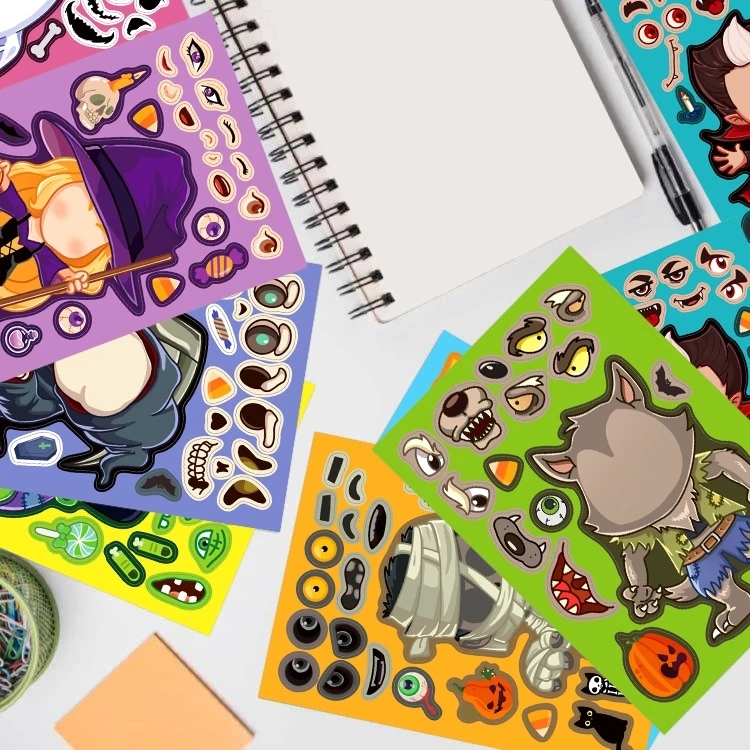 8~40 Hojas de Pegatinas de Hal - Party Games No Supplies reseña y precio