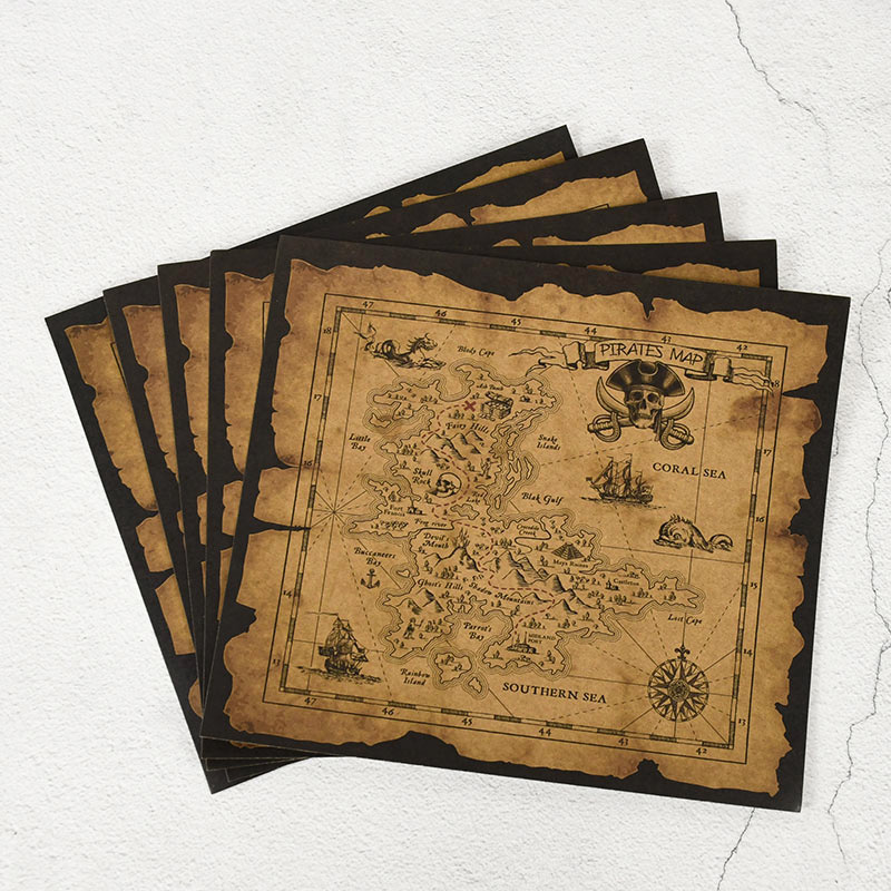 Mapa de Búsqueda del Tesoro Pi - Party Games No Supplies reseña y precio